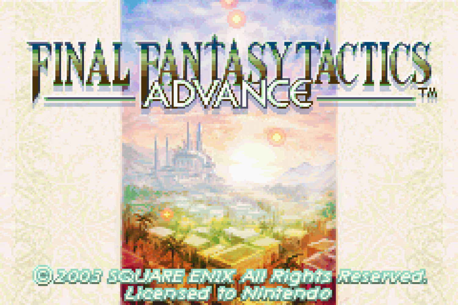 Final Fantasy Tactics Advance